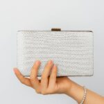Bridal Clutch In White