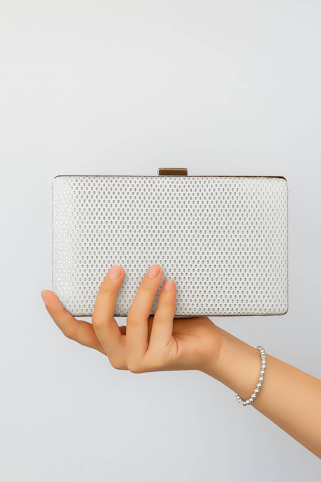 Bridal Clutch In White Bridal Clutch In White